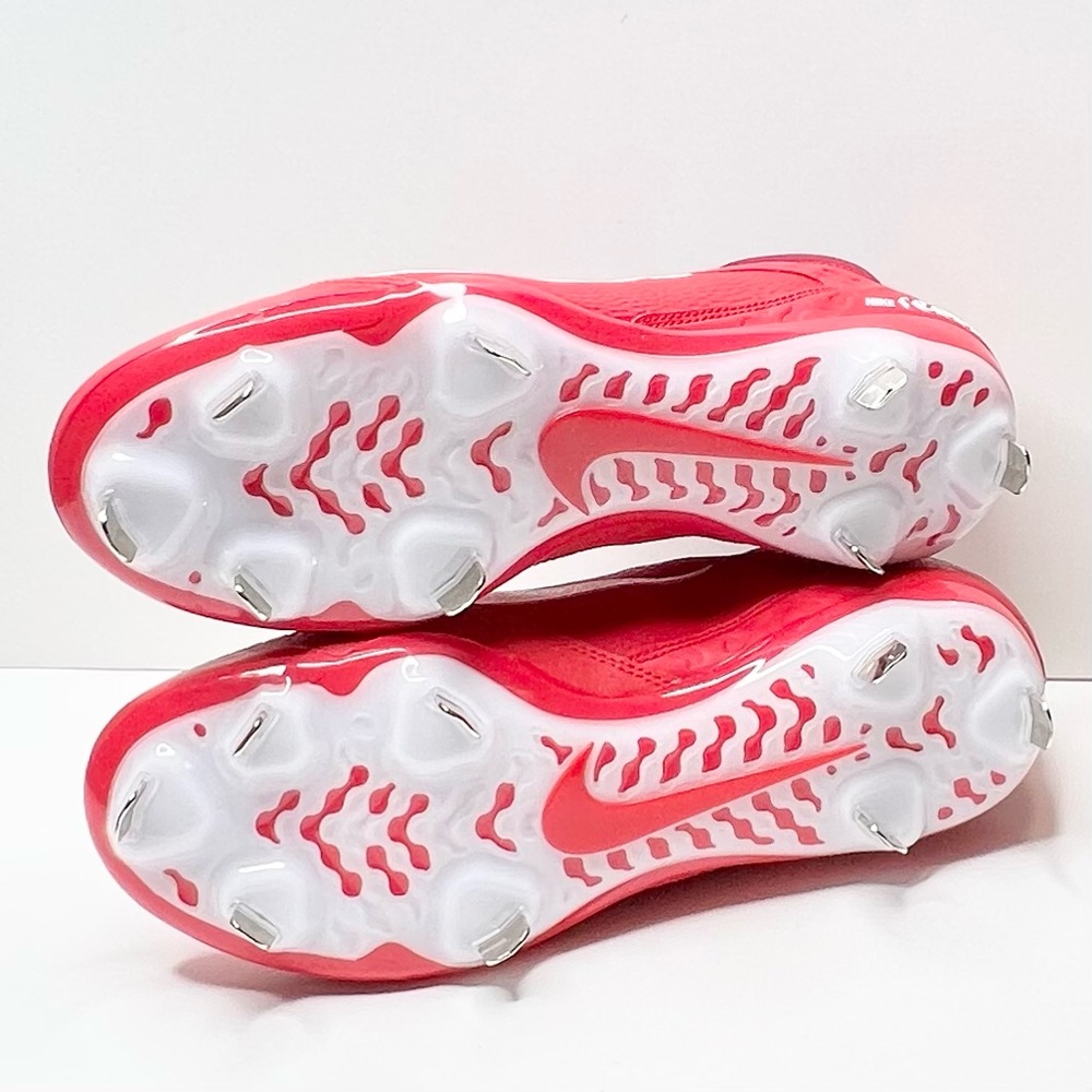 NEW Nike Women’s Hyperdiamond 4 Elite Softball Cleats Red Size 11.5 - Picture 13 of 14